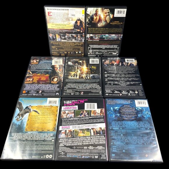 8 DVD Movie Collection: Salt Taking Of Pelham 123 Transformers Unknown Underworl - Picture 2 of 3